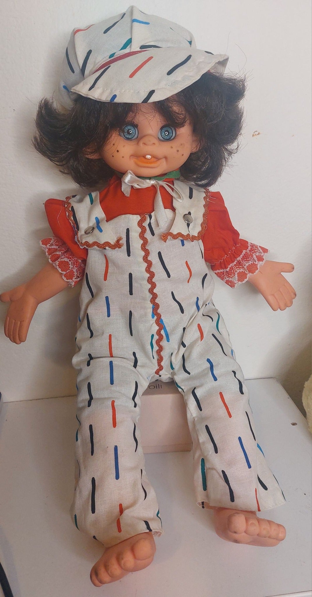 Vintage κούκλα, ύψους 40 εκ.
