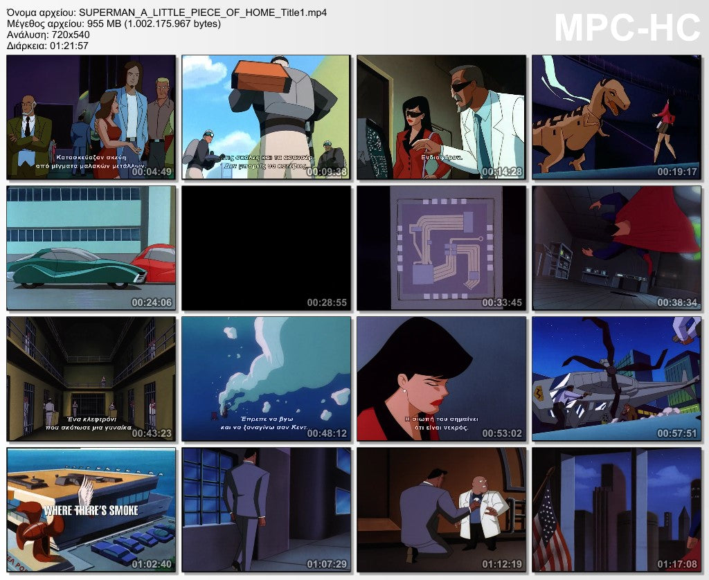 Superman: The Animated Series (Special Episodes ) A Little Piece of Home 1996