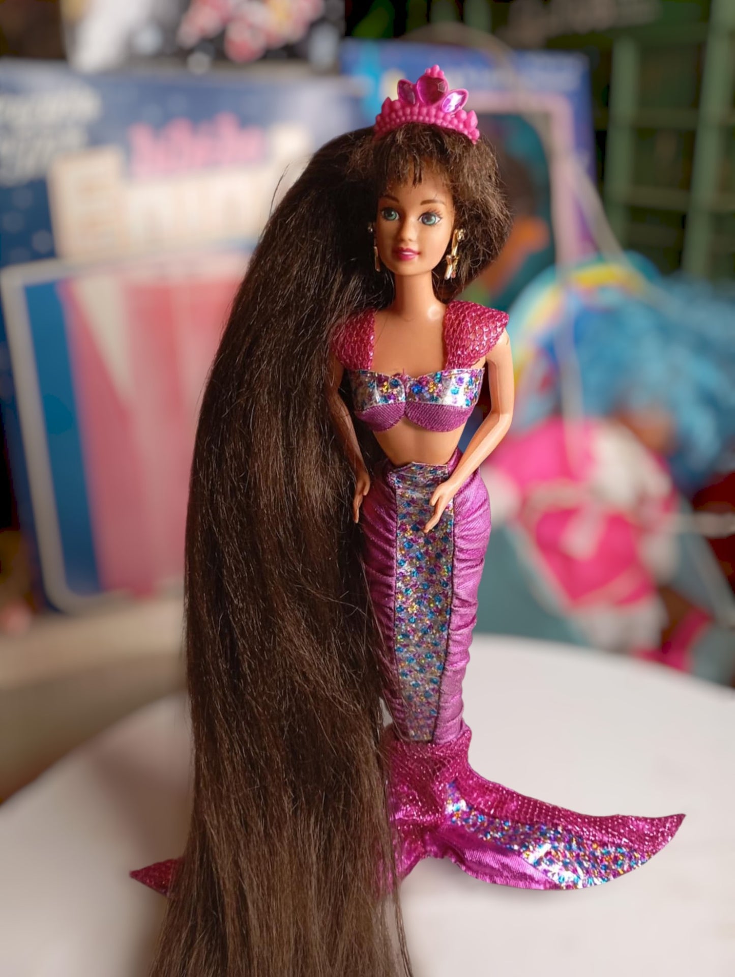 Barbie Teresa Jewel Hair Mermaid (1995)-Mattel