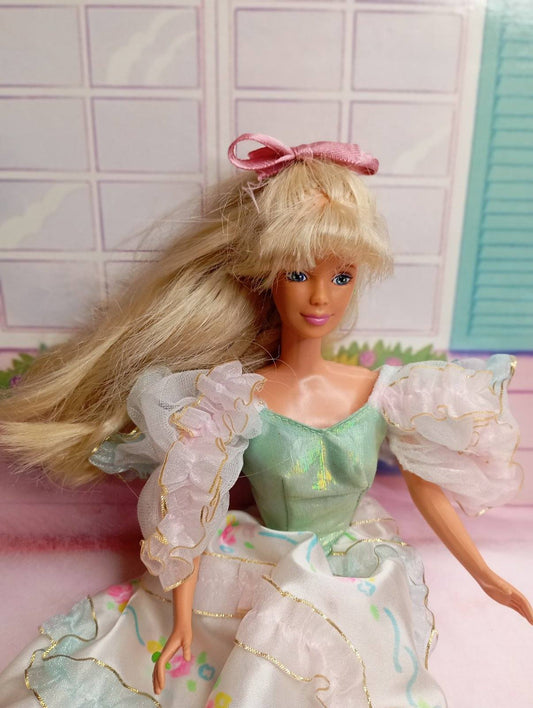 🎀 Συλλεκτική κούκλα Barbie με φόρεμα Birthday Party – Mattel 1992 🎀