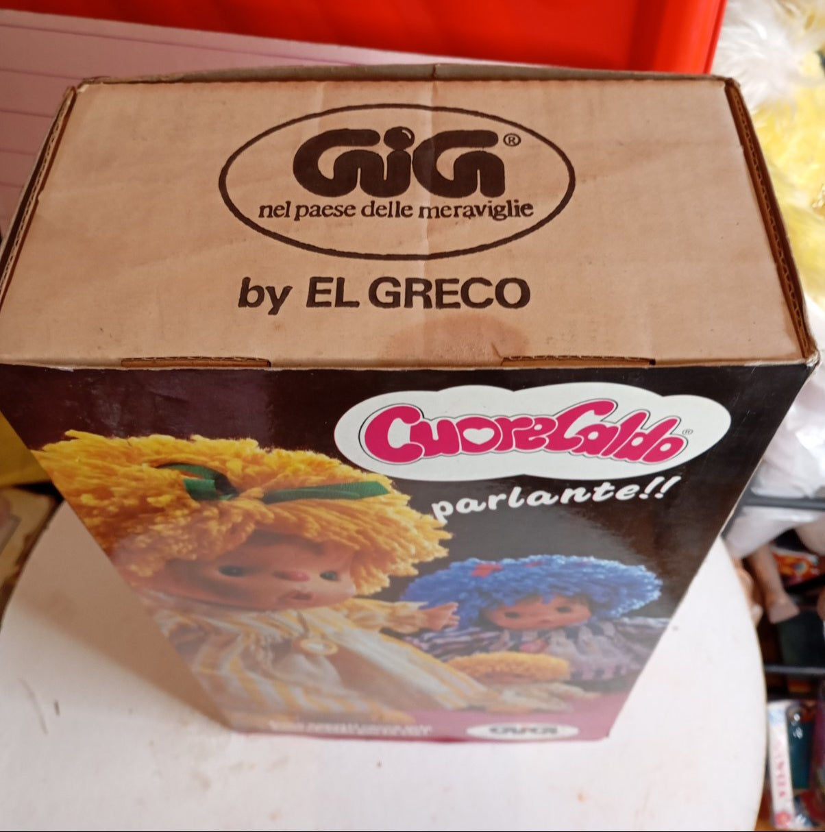 Υπέρ σπάνια παταπούφα Cuore Caldo (GiGi – El Greco) φούξια, στο κουτί της – άψογη κατάσταση