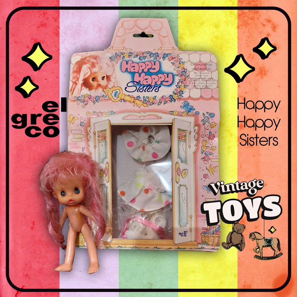 Ηappy Happy Sisters φορεσιά σφραγισμένη της el greco και δώρο η κούκλα