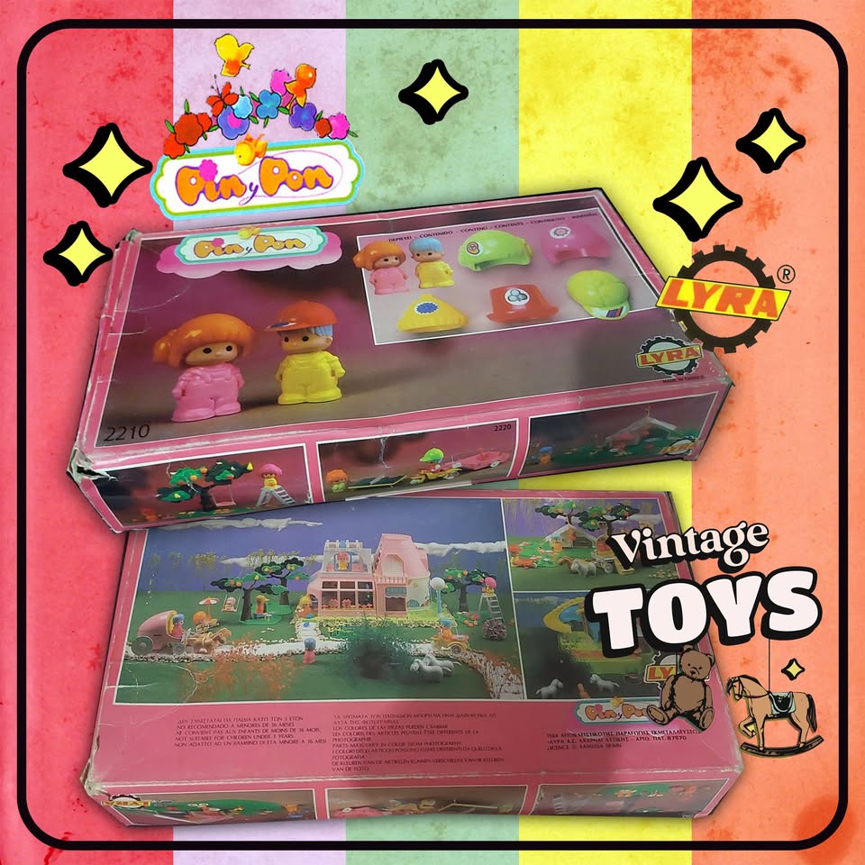 Lyra Pin y pon της δεκαετίας του 1980 σετ 2210