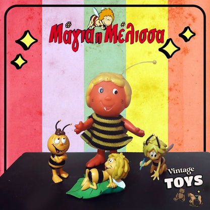 Μάγια η Μέλισσα φιγούρα μαζί με τρεις μινιατούρες