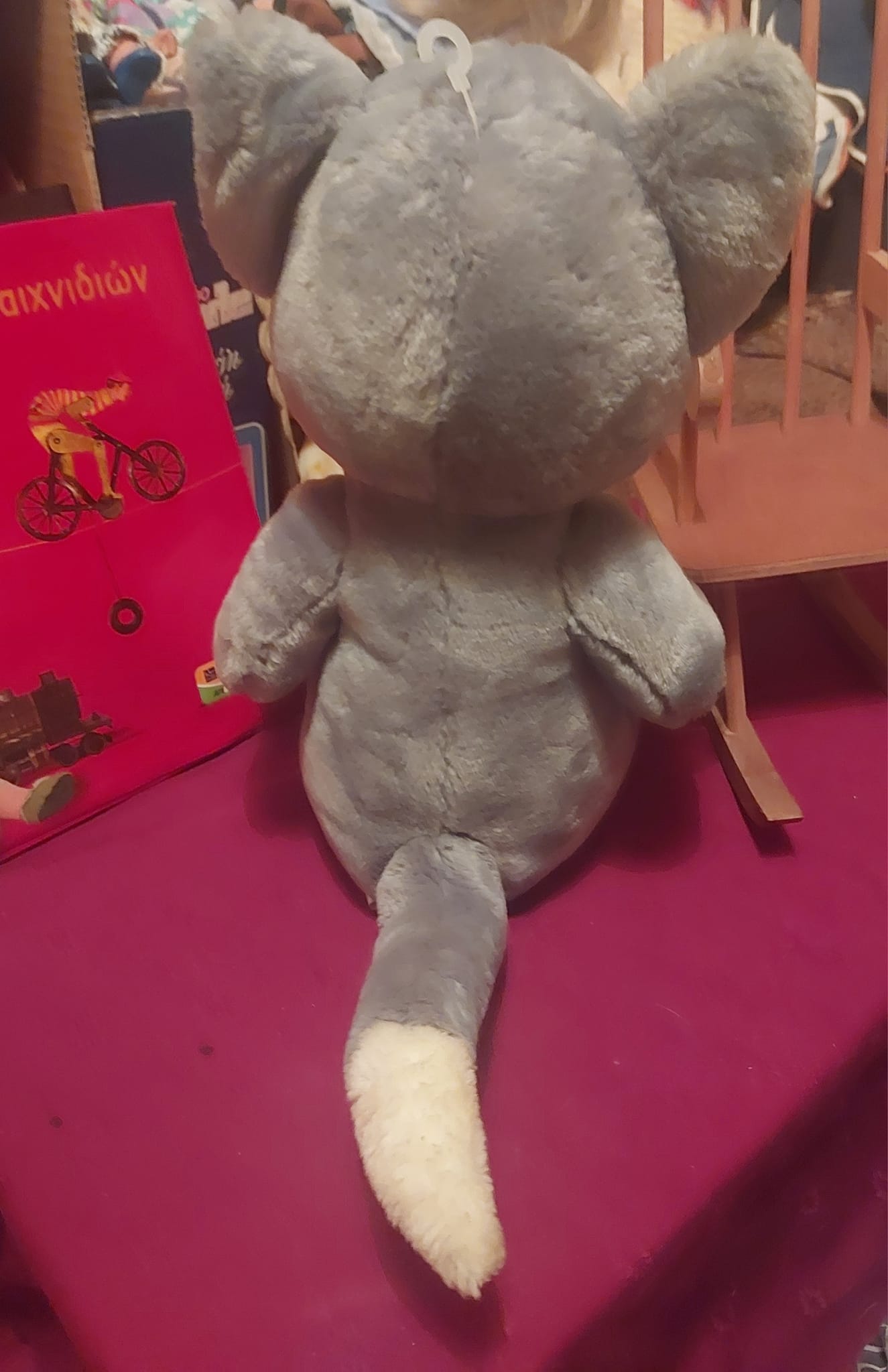 ΤΟΜ & ΤΖΕΡΙ Vintage 1990 OVATION 50cm Μαλακό Λούτρινο με την Ταμπέλα του(HANNA BARBERA/ΓΑΤΑ)