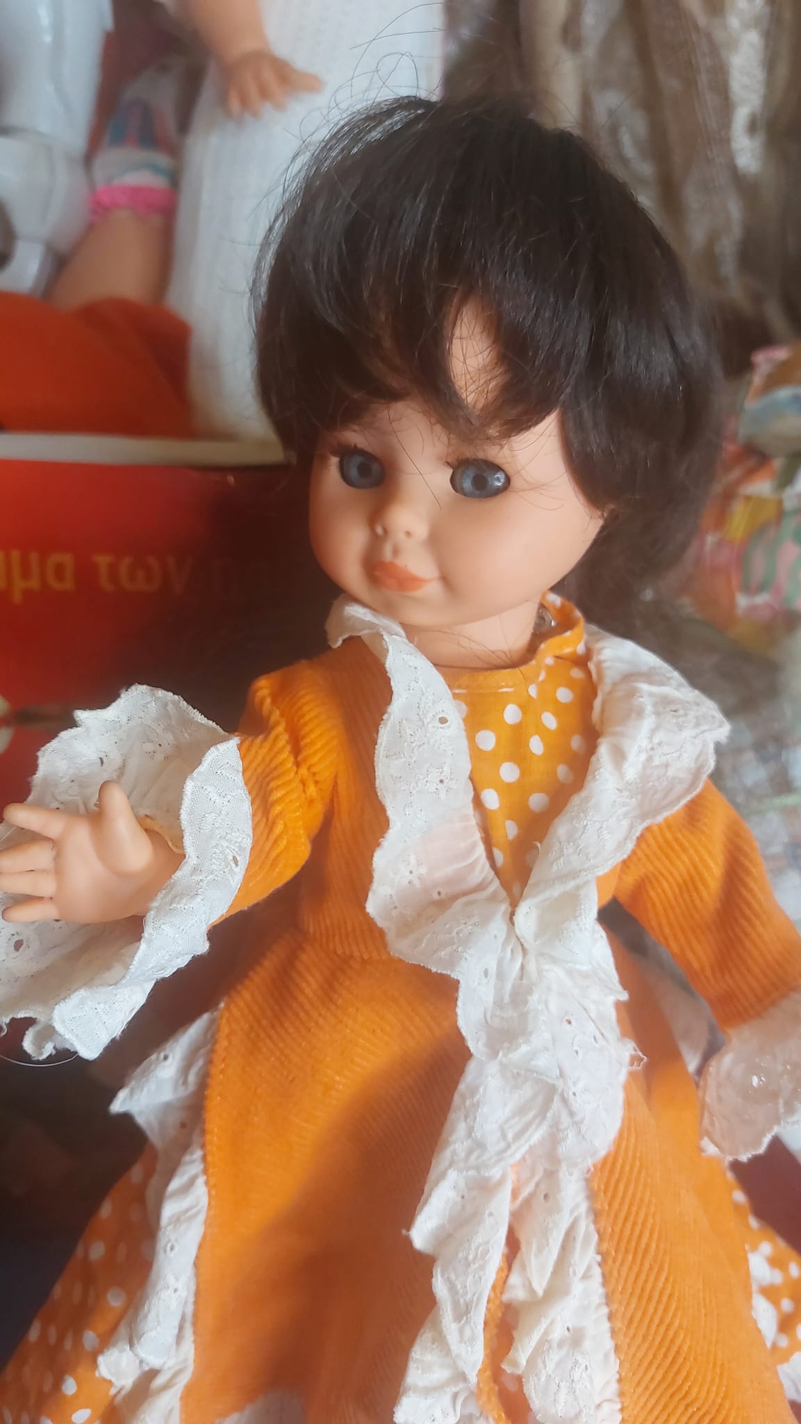 Σπάνια, vintage κούκλα της δεκαετίας του 1960 από την Zanini Zambelli Ιταλίας, ύψους 39cm