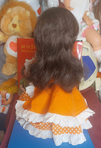 Σπάνια, vintage κούκλα της δεκαετίας του 1960 από την Zanini Zambelli Ιταλίας, ύψους 39cm