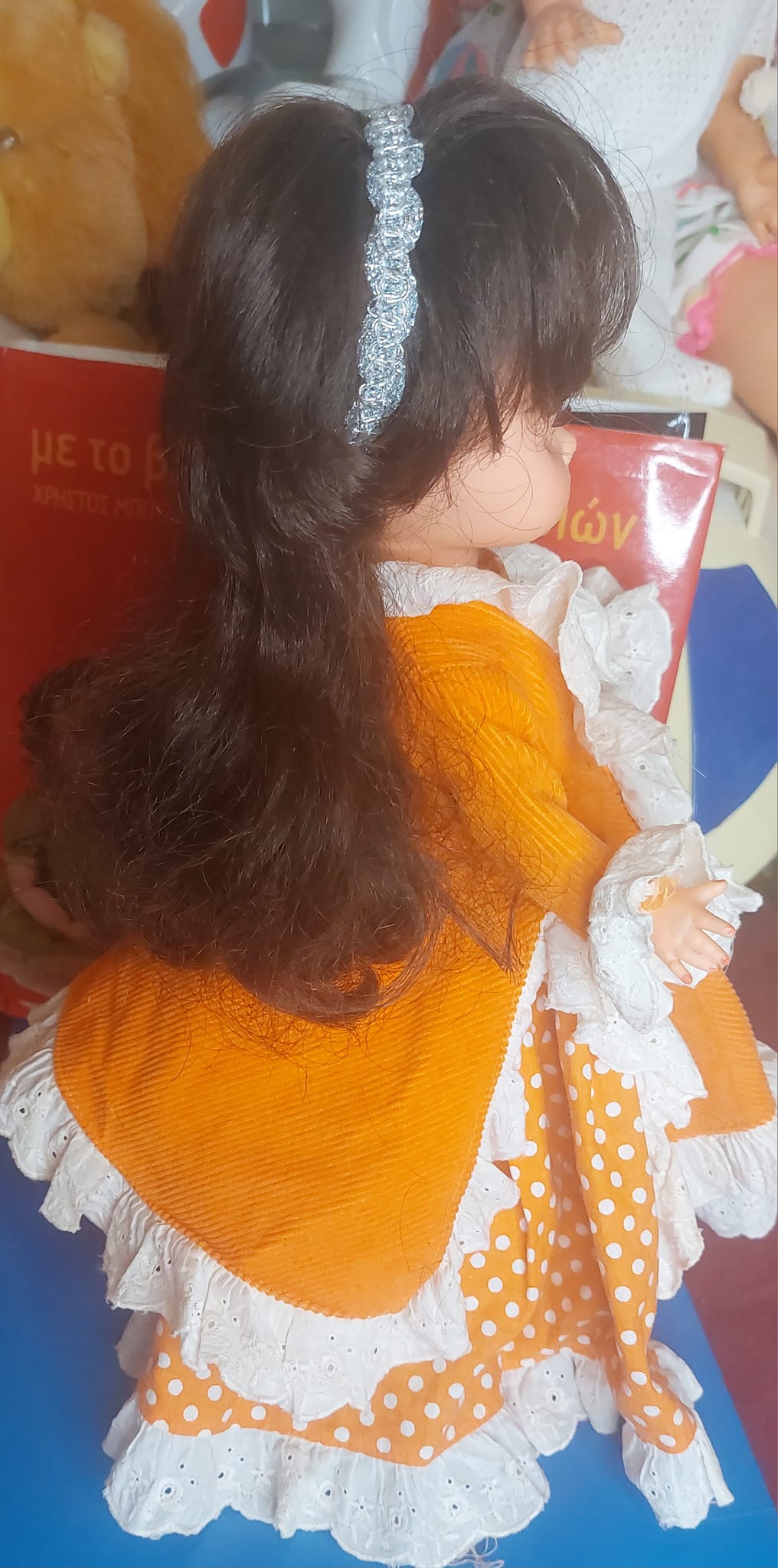 Σπάνια, vintage κούκλα της δεκαετίας του 1960 από την Zanini Zambelli Ιταλίας, ύψους 39cm