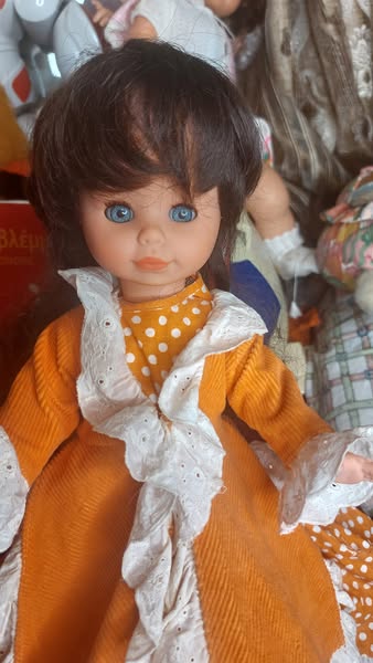Σπάνια, vintage κούκλα της δεκαετίας του 1960 από την Zanini Zambelli Ιταλίας, ύψους 39cm