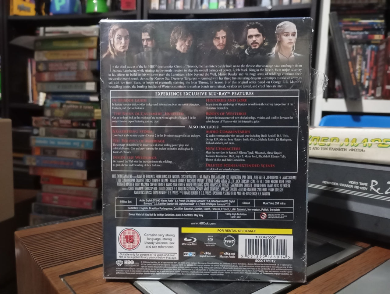 Game of Thrones: the Complete Third Season (Blu-ray) 2011-2019