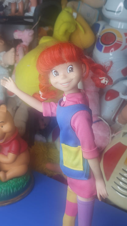 Σπάνια κούκλα Πίπη Φακιδομύτη (Giochi Preziosi 1992/1995), σε μεγάλη έκδοση ύψους 42 εκ.