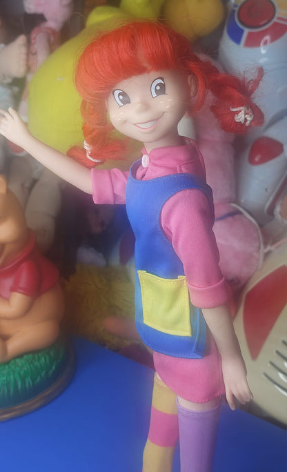 Σπάνια κούκλα Πίπη Φακιδομύτη (Giochi Preziosi 1992/1995), σε μεγάλη έκδοση ύψους 42 εκ.