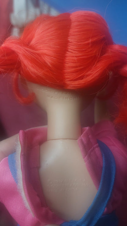 Σπάνια κούκλα Πίπη Φακιδομύτη (Giochi Preziosi 1992/1995), σε μεγάλη έκδοση ύψους 42 εκ.