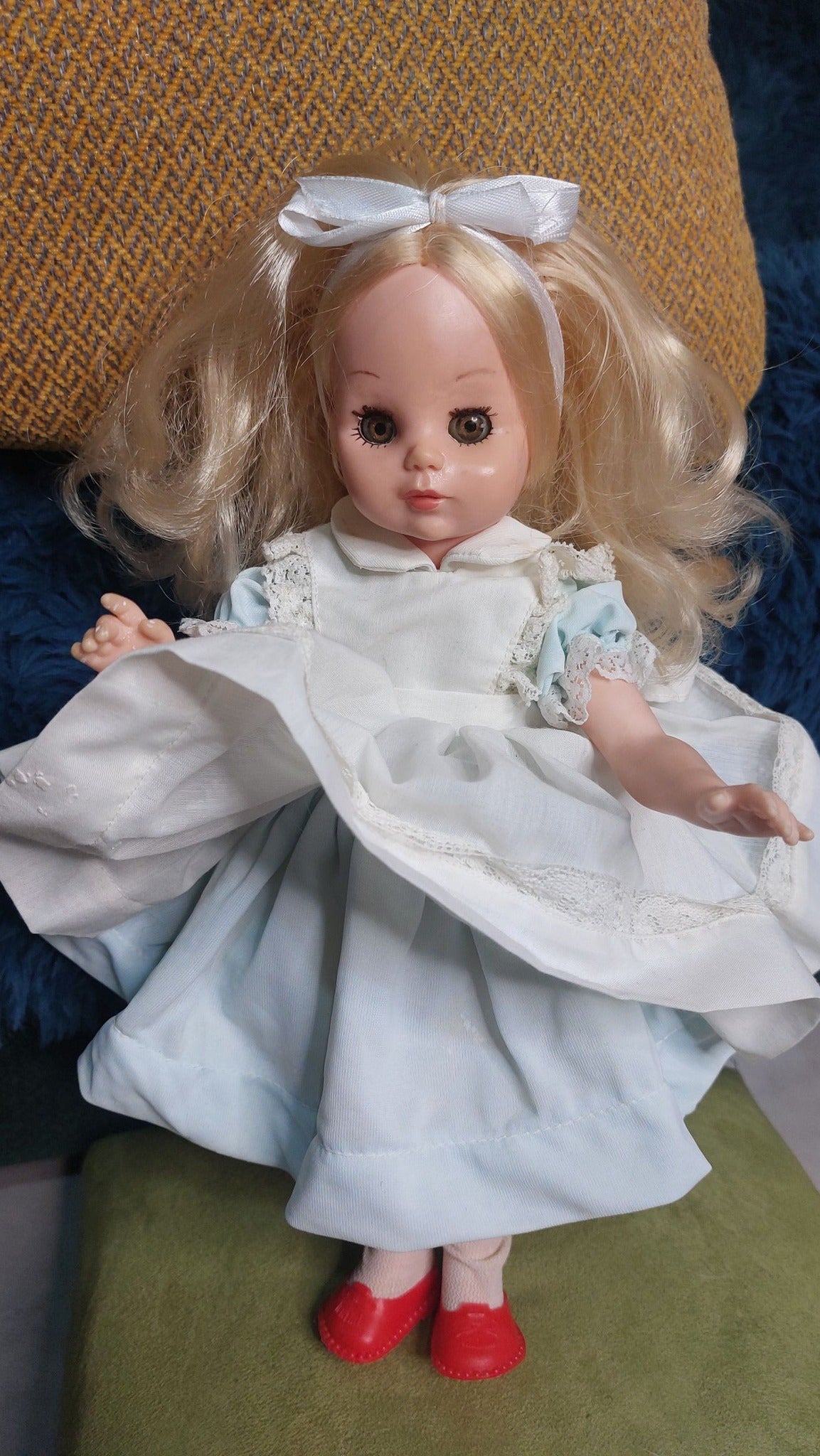 Vintage κούκλα Κεχαγιά – Αλίκη στη Χώρα των Θαυμάτων (δεκαετία 1970–1980)