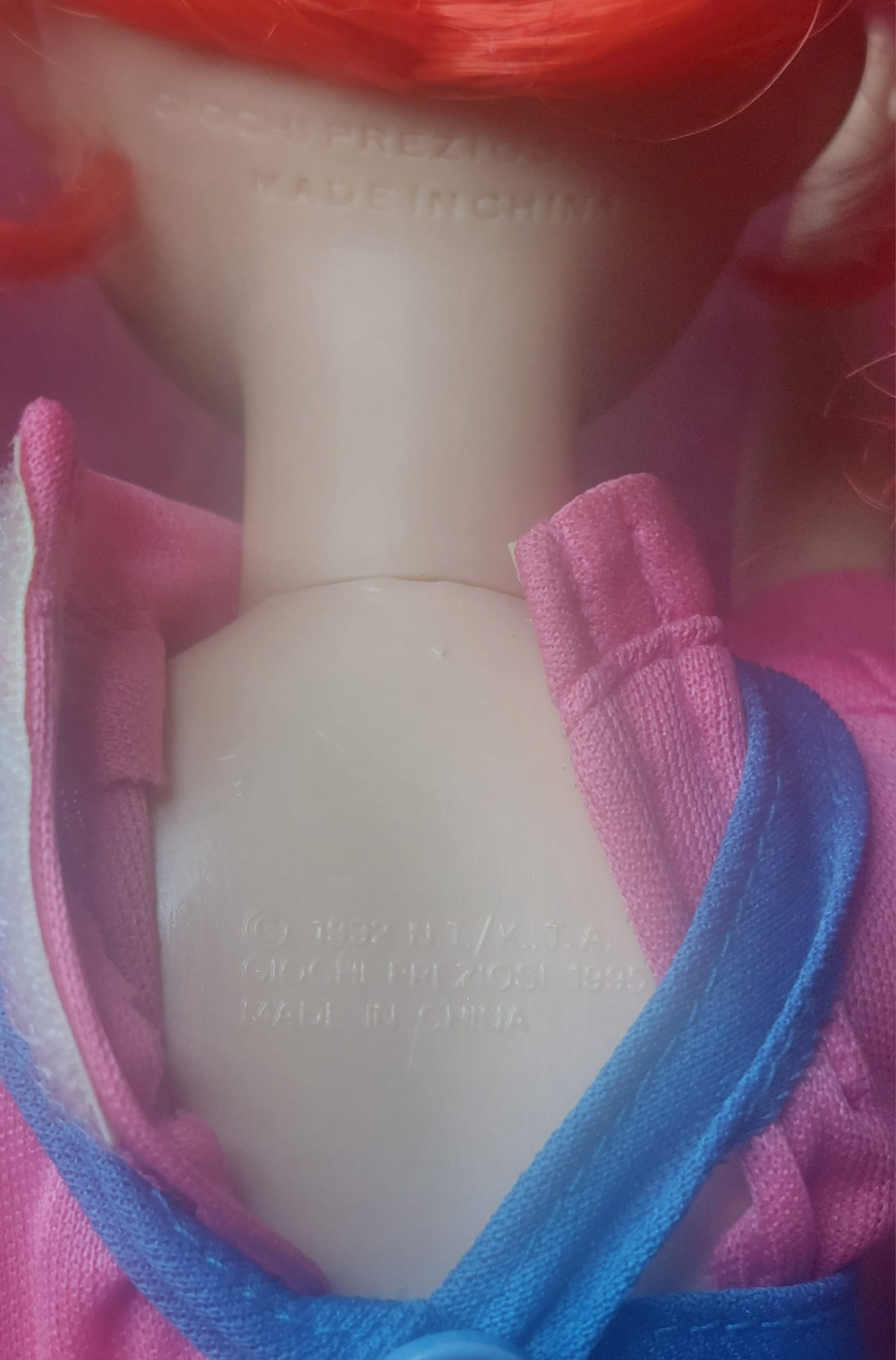 Σπάνια κούκλα Πίπη Φακιδομύτη (Giochi Preziosi 1992/1995), σε μεγάλη έκδοση ύψους 42 εκ.