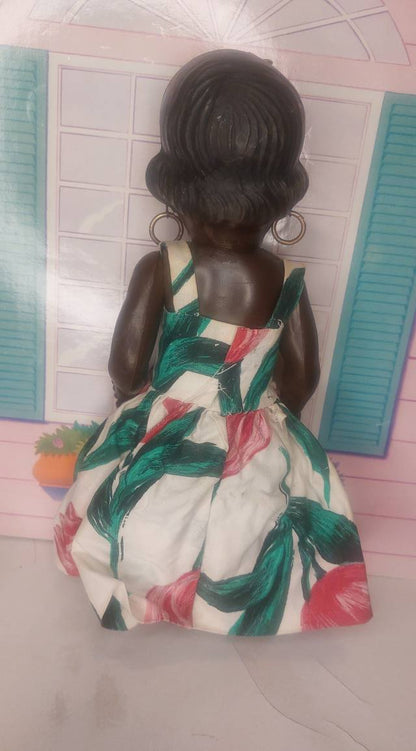 Συλλεκτική Ιταλική Έγχρωμη Κούκλα Βακελίτη 1960's