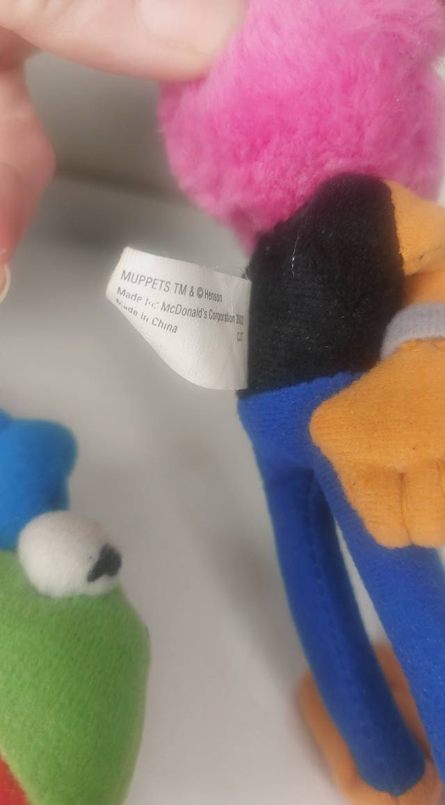 Vintage Muppets McDonald's Happy Meal Plush Toys (2002) – 4 τεμάχια