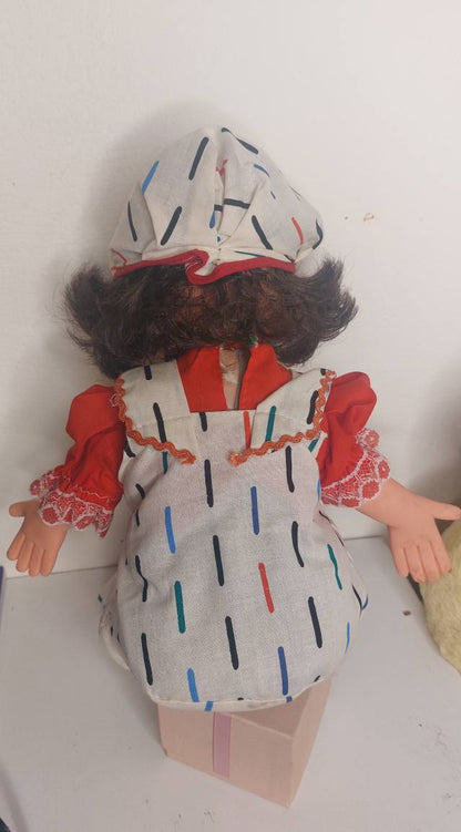 Vintage κούκλα, ύψους 40 εκ.