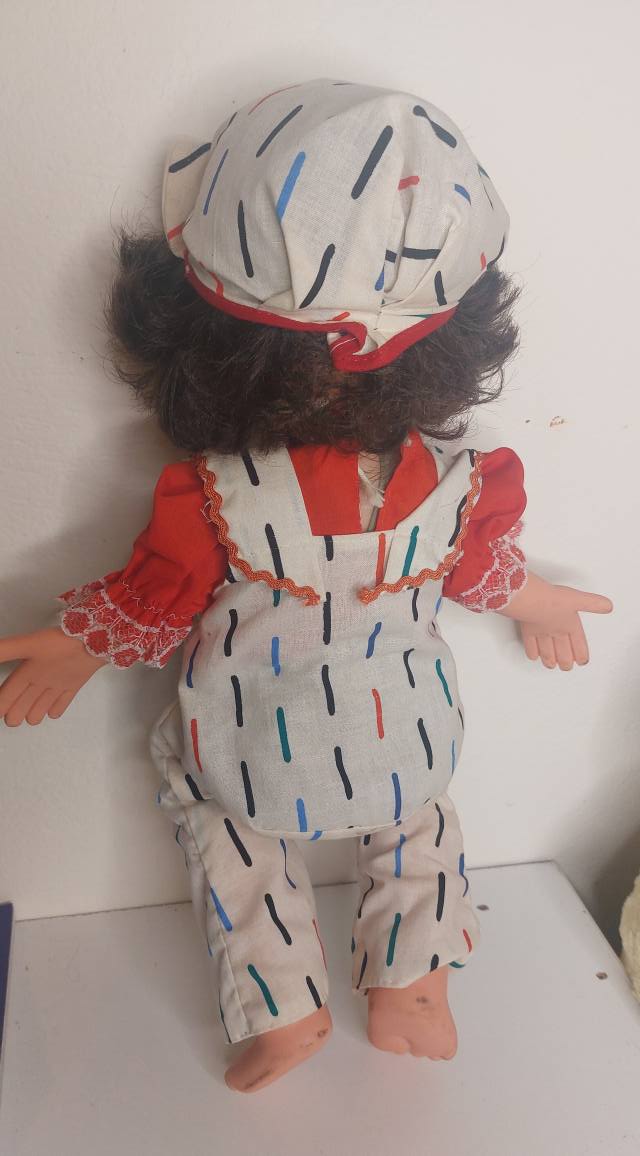 Vintage κούκλα, ύψους 40 εκ.