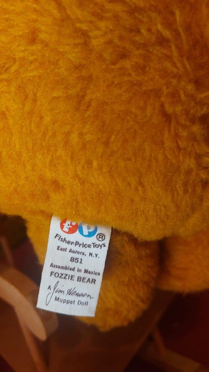 Vintage Fozzie Bear (1970s) - Fisher Price