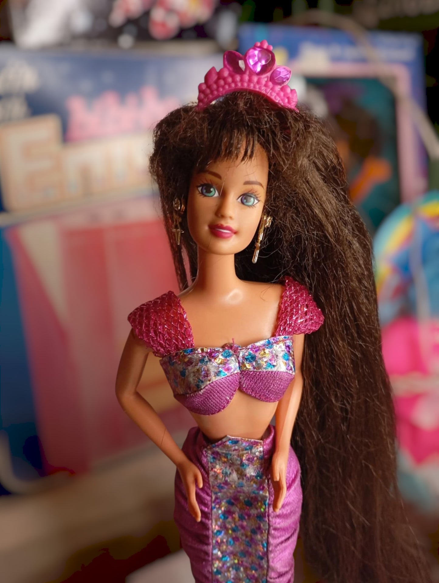 Barbie Teresa Jewel Hair Mermaid (1995)-Mattel