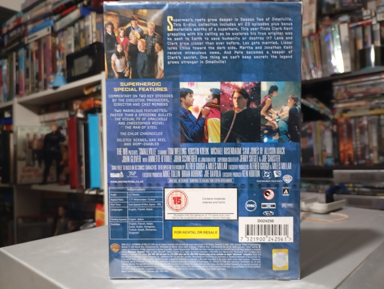 Smallville complete season 2 ( 2002 ) Sealed aka Σούπερμαν τα χρόνια της νιότης Δευτερη σεζόν (2002 ) Σφραγισμένο
