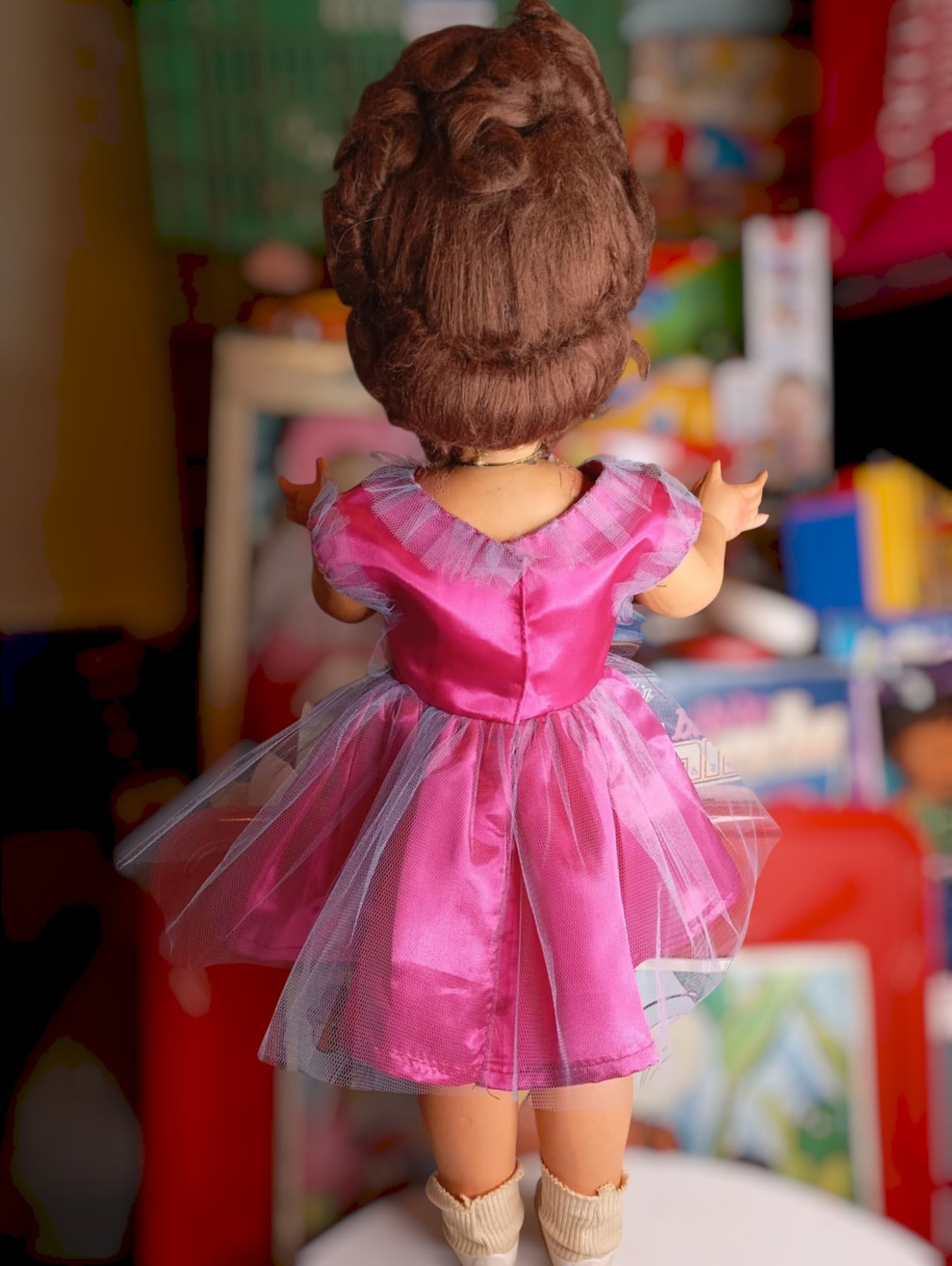 Ιταλική Vintage Κούκλα καναπέ Μαρκησία (1960s–1970s) – 70 εκ.