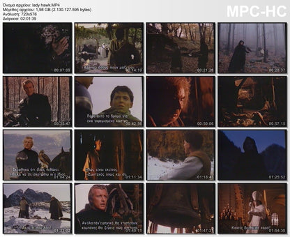 Lady Hawk 1985 aka Η γυναίκα αρπακτικό 1985 aka Το Γεράκι και ο Λύκος 1985