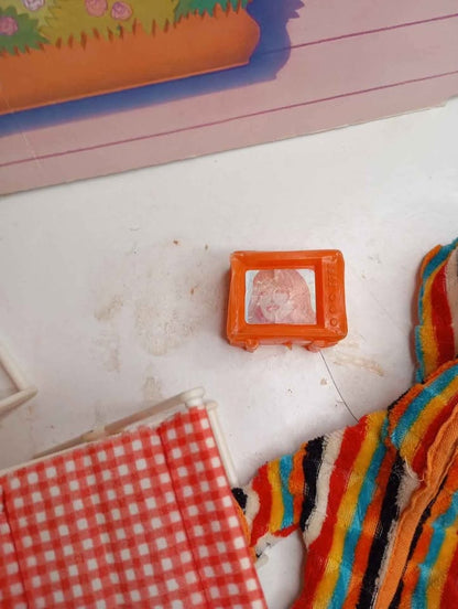 Σετ Bibi-bo Vintage "Μύκονος" και καρεκλάκια κάμπινγκ – Σπάνια Αντικείμενα Συλλογής