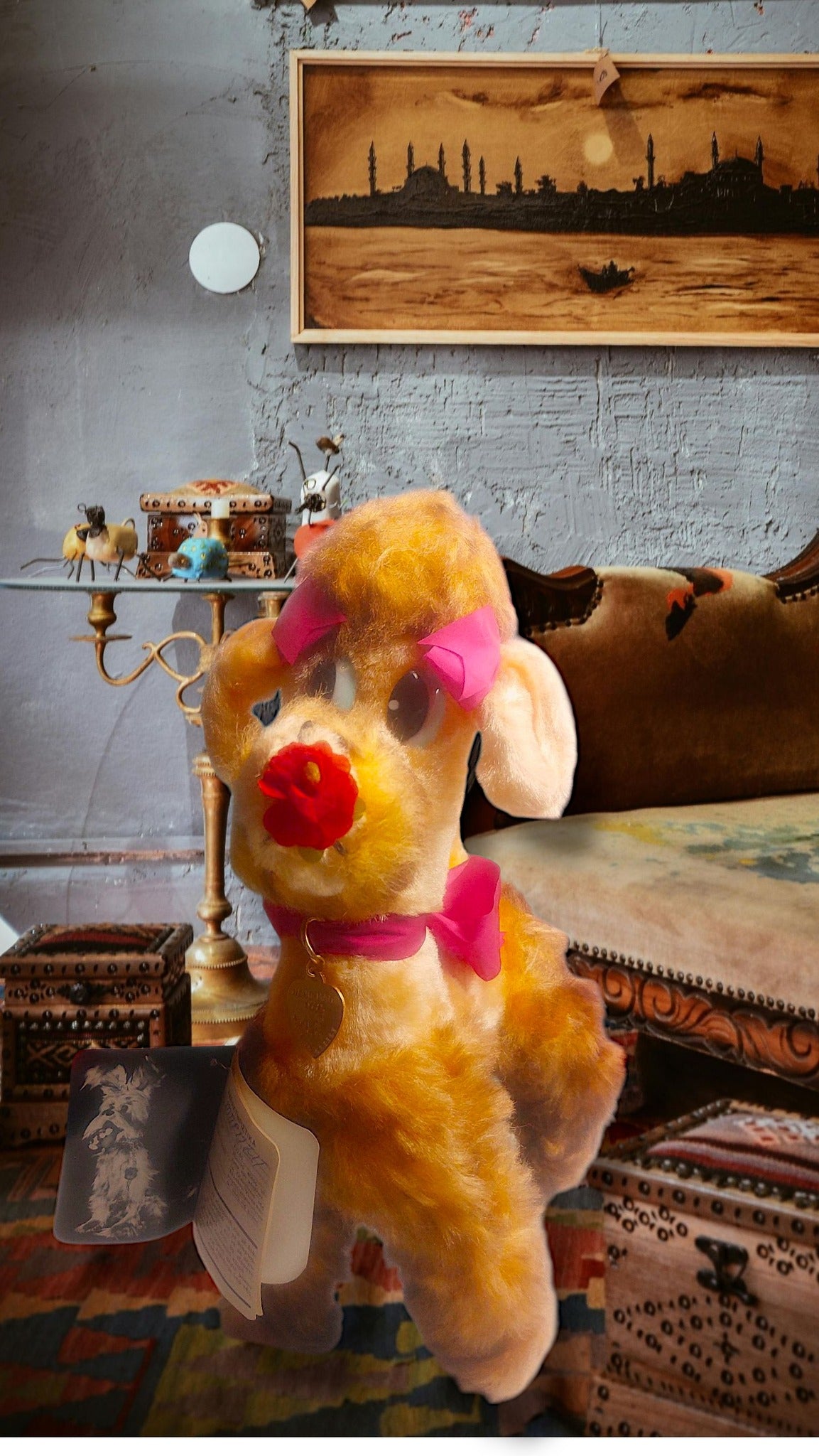 Σπάνιο Λούτρινο Σκυλάκι El Greco με Αυθεντικό "Διαβατήριο"