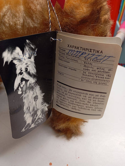 Σπάνιο Λούτρινο Σκυλάκι El Greco με Αυθεντικό "Διαβατήριο"