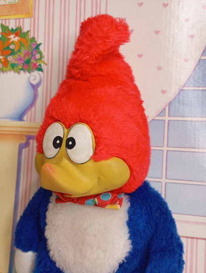 Vintage Λούτρινο Γούντι ο Τρυποκάρυδος (Woody Woodpecker) – με φιόγκο