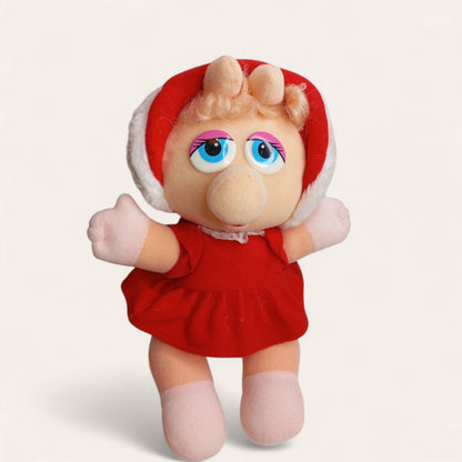 Σετ με 2 συλλεκτικές λούτρινες κούκλες Muppet Babies Miss Piggy