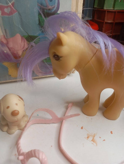 Σπάνιο σετ My Little Pony G1 – Ζιζη (El Greco, δεκαετία ’80)