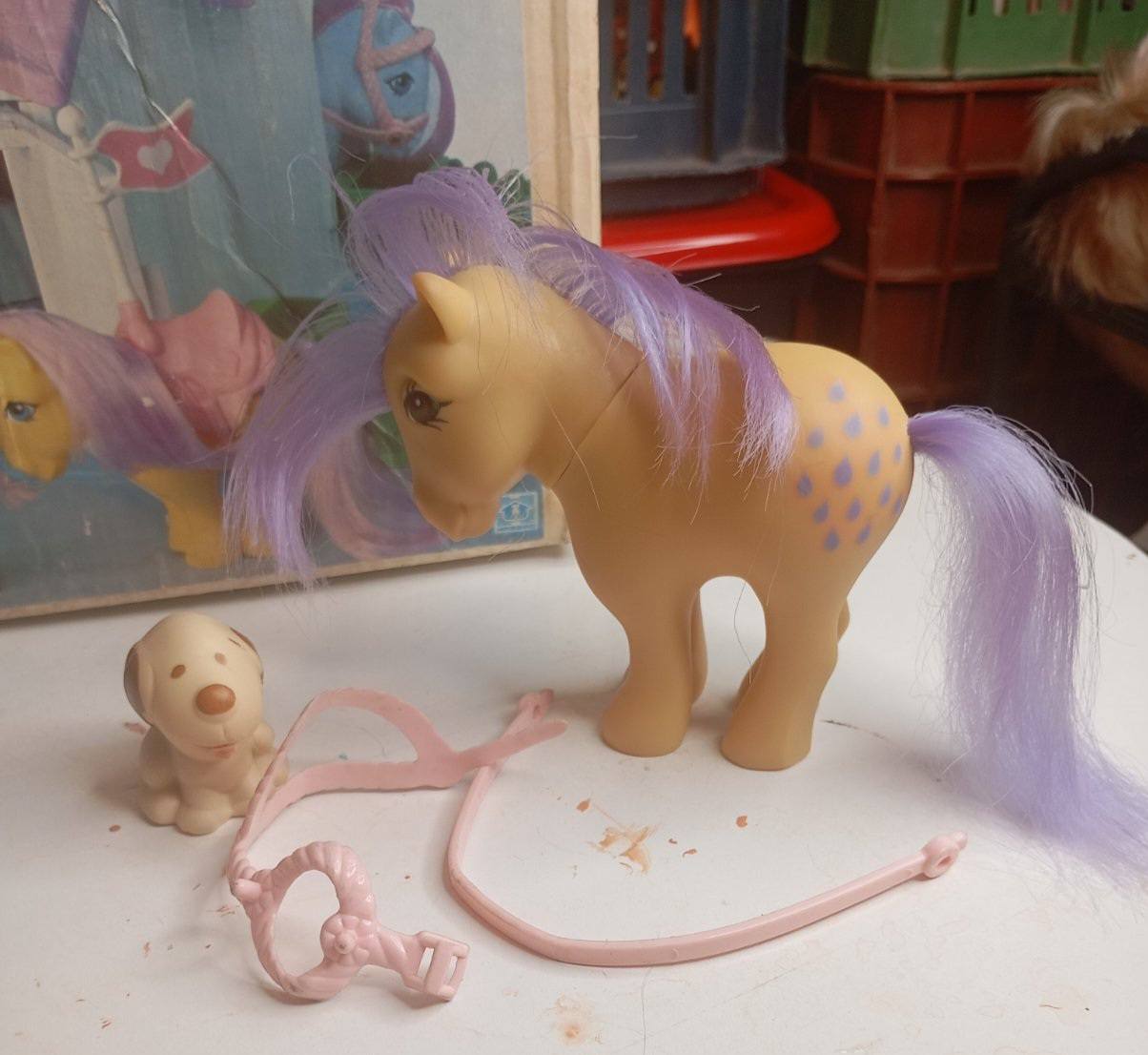 Σπάνιο σετ My Little Pony G1 – Ζιζη (El Greco, δεκαετία ’80)
