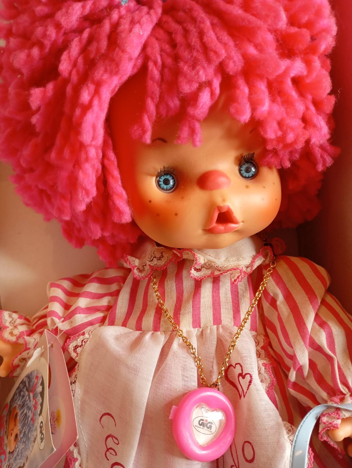 Υπέρ σπάνια παταπούφα Cuore Caldo (GiGi – El Greco) φούξια, στο κουτί της – άψογη κατάσταση