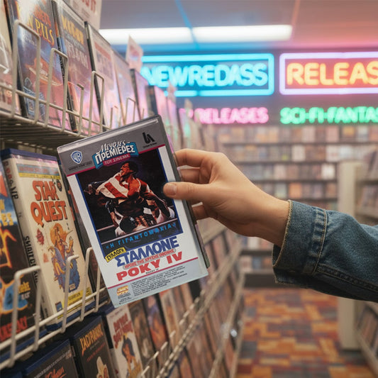 Rocky 4 1985 aka Ρόκυ 4 1985 Βιντεοκασέτα Έκδοση : Μεγάλες Πρεμιέρες